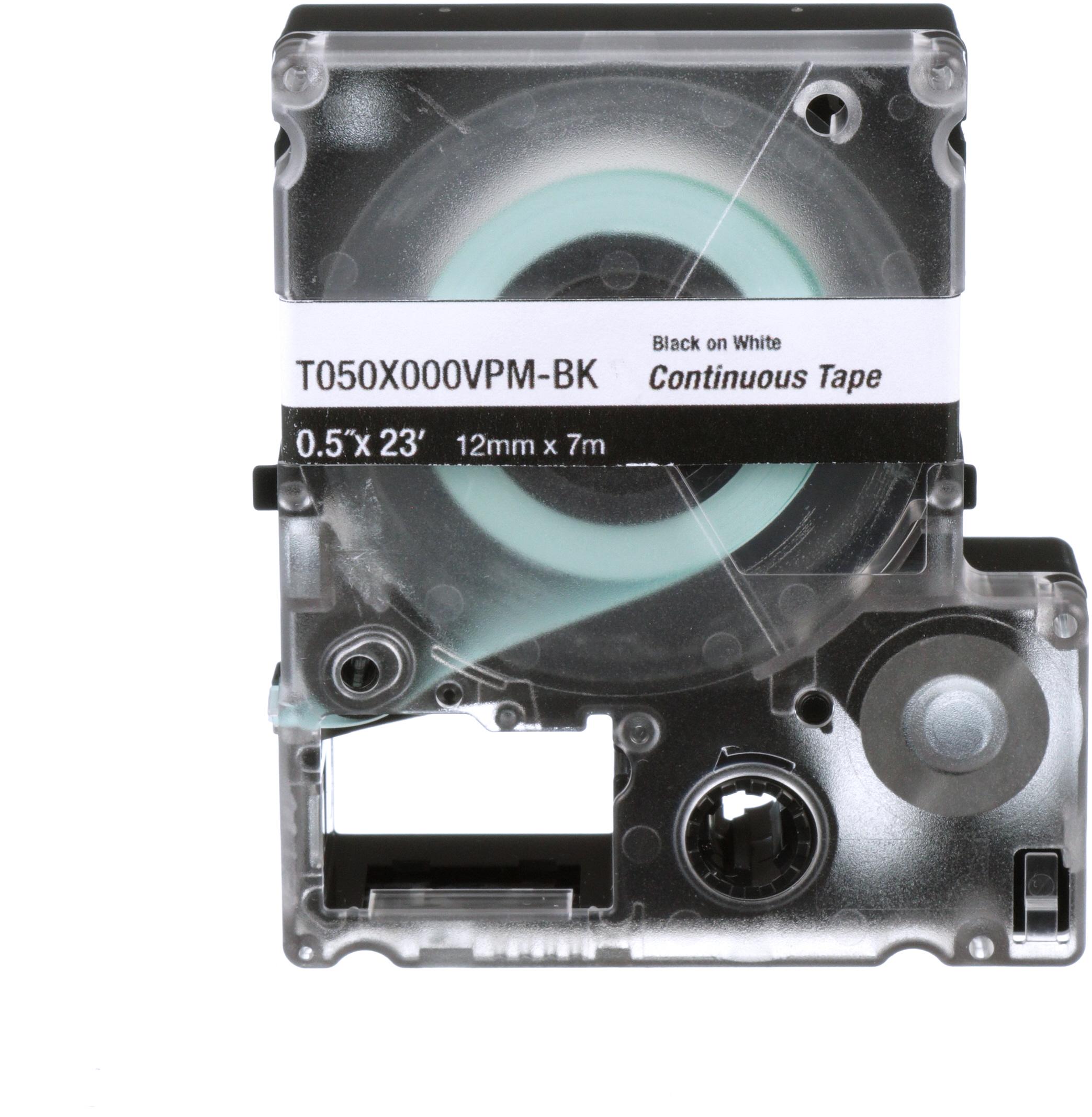 Panduit-T050X000YKM-BK Cintas Tapes Continuous Tape Black/Clear Polyester 9.1m