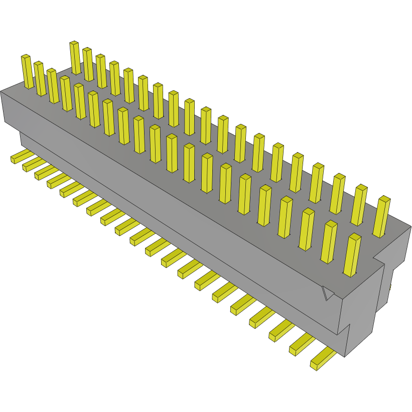 Samtec-BKT-139-04-F-V Steckverbinderleisten und Leiterplattenbuchsen Conn Unshrouded Header HDR 39 POS 1mm Solder ST SMD TIGER CLAW™ Tube