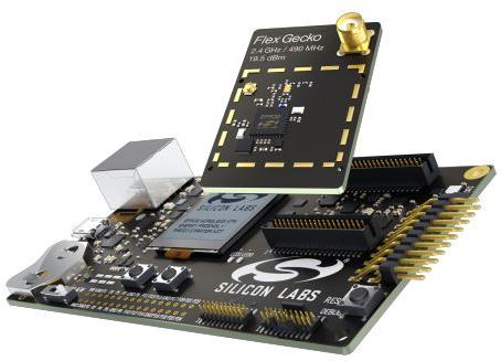 Silicon Labs-SLWSTK6062A Kit e schede di sviluppo RF/Wireless EFR32FG1P133F256GM48 802.15.4 LR-WPAN Starter Kit