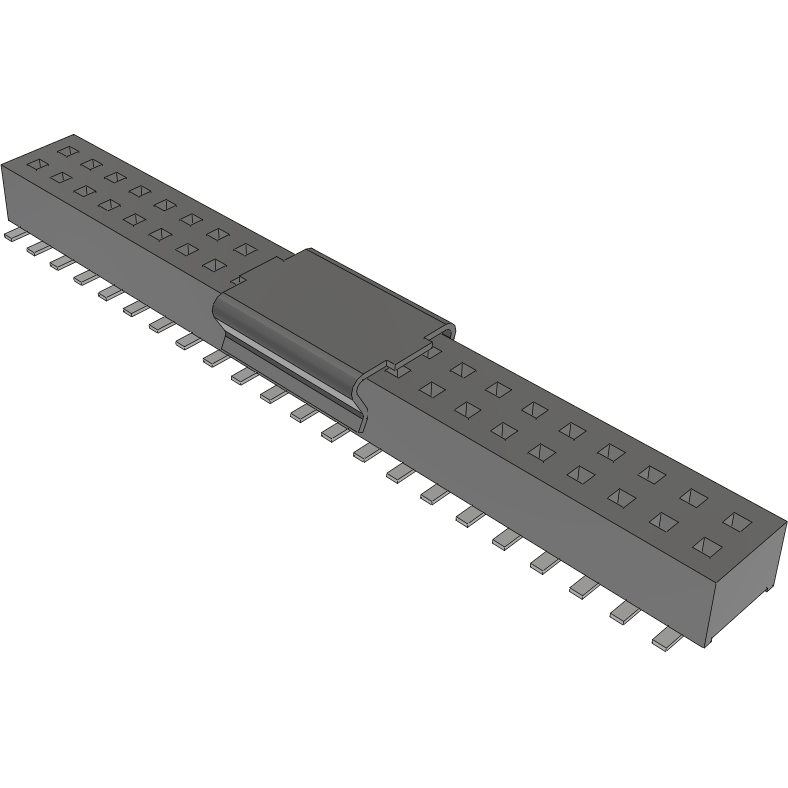 Samtec-CLP-122-02-S-D-P-TR Steckverbinderleisten und Leiterplattenbuchsen Conn Socket Strip SKT 44 POS 1.27mm Solder ST Top Entry SMD TIGER CLAW™ T/R