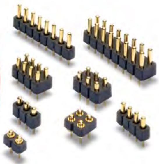 Mill-Max-821-22-005-10-004101 Steckverbinderleisten und Leiterplattenbuchsen Conn Spring Loaded Connector HDR 5 POS 2.54mm Solder ST Thru-Hole Bulk