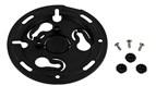 CamdenBoss Ltd-CBWMC-BK null Enclosure Accessories, Circular Wall Mount Bracket, Black