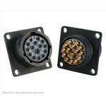 Conn Circular SKT 15 POS Solder Cup ST Flange Mount 15 Terminal 1 Port