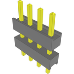 Conn Board Stacker HDR 4 POS 2.54mm Solder ST Top Entry Thru-Hole Bulk