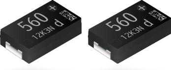 Panasonic-EEF-TZ0D561RC Condensateur en polymère d'aluminium Cap Aluminum Polymer 560uF 2VDC 20%( 7.3 X 4.3 X 2.2mm) SMD 0.0045 Ohm 8.5A 5500h 135°C T/R