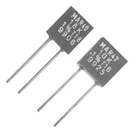 IRC-MAR42V-37K4BI Widerstand, fest, Einzeldurchsteckloch Res Metal Film 37.4K Ohm 0.1% 0.3W ±5ppm/°C Molded RDL Bulk