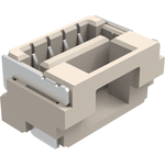 Board mount - Header Receptacle - Wire to Board 1.25mm Pitch Vertical SMT,1x4Pin,Matte Tin,NY6T,Color-Natural,TR With MYLAR