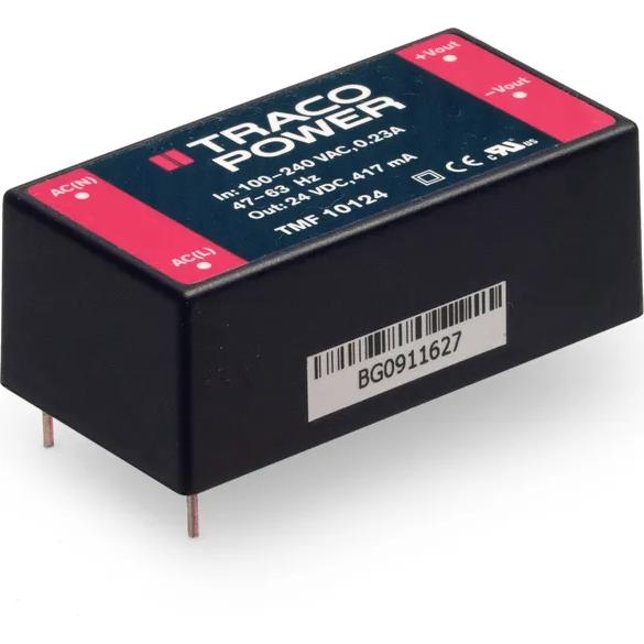 TRACO Electronic AG-TMF 10112 AC-DC-Spannungsversorgung AC/DC Power Supply Single-OUT 12V 0.833A 10W 4-Pin