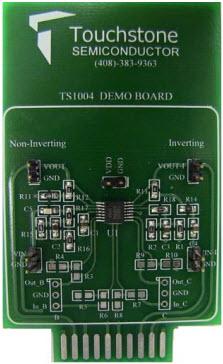 Silicon Labs-TS1004DB Kit e schede di sviluppo IC amplificatore TS1004 Op Amp Demonstration Board
