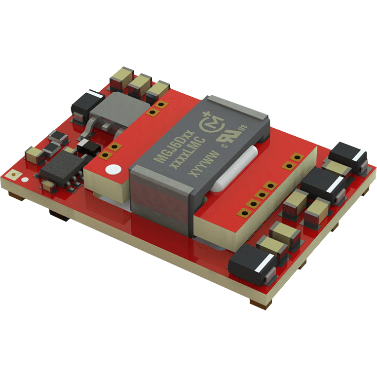 Murata Power Solutions-MGJ6D121505LMC-R7 DC/DC-Wandler und Spannungsreglermodul Module DC-DC 12VIN 2-OUT 15V/-5V 0.3A/0.3A 6W 7-Pin SMD Module T/R