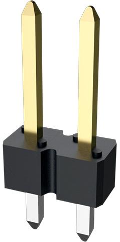 Amphenol Communications Solutions-68464-156HLF Steckverbinderleisten und Leiterplattenbuchsen Conn Unshrouded Header HDR 56 POS 2.54mm Solder ST Top Entry Thru-Hole BergStik® Bag