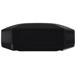 Black Acrylonitrile Butadiene Styrene Wall Mount Hex-Box IoT Enclosure