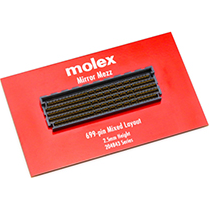 Molex-2048430001 连接器插头及 PCB 插座 Conn Board to Board HDR 699 POS Solder ST Top Entry SMD Mirror Mezz T/R