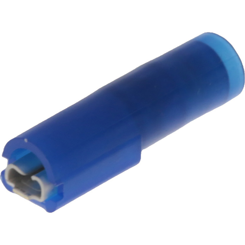 Molex-190020034 Connector Terminals Quick Disconnect Terminal 14-16AWG Brass Blue F 20.3mm Electro Tin Avikrimp™ Carton