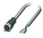 PHOENIX CONTACT-1095862 Andere Kabelbaugruppen Sensor/Actuator Cable 5-Position PVC Gray Shielded Free Cable End On Socket Straight M12 Coding A Cable Length 5 M