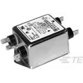 TE Connectivity-6MV1 Filtros de suministro Power Line Filter Multi-Purpose Medical 50Hz/60Hz 6A 250VAC Quick Connect Flange Mount Medical