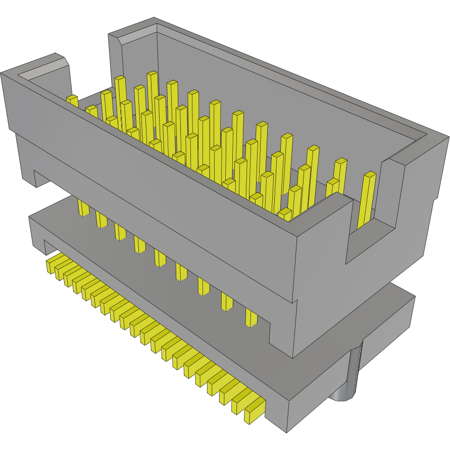 Samtec-TOLC-110-22-S-Q-A Connector Headers and PCB Receptacles Conn Shrouded Header (4 Sides) HDR 40 POS 0.635mm Solder ST SMD Tube