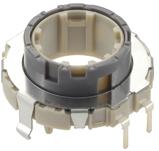 ALPS ALPINE CO., LTD-EC21A0920401 Mechanical Encoders Mechanical Encoder Rotary Incremental Hollow 0.016N.m Straight Quadrature Digital Square Wave 9PPR Through Hole PC Pin
