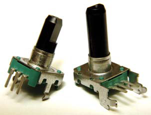 TT Electronics / BI Technologies-EN12-HS20AF18 Mechanical Encoders Mechanical Encoder Rotary Incremental Flat Straight Gray Digital Square Wave 24PPR Through Hole PC Pin