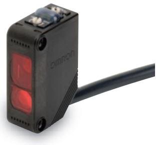 Omron-E3Z-LS63 0.5M Sensore fotoelettrico Photoelectric Sensor Diffuse-Reflective Light ON/Dark ON NPN 0.08m 4-Pin