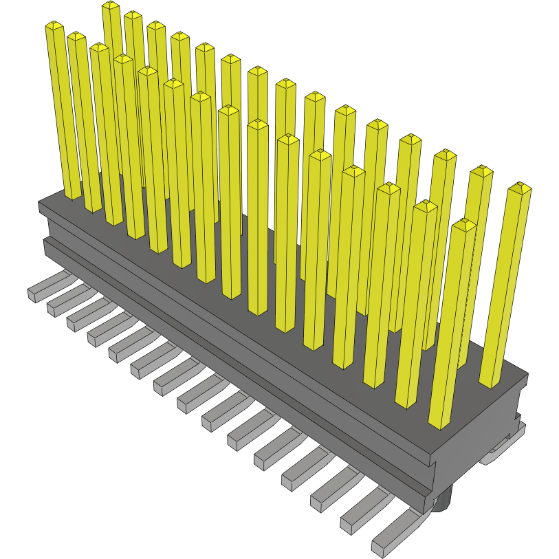 Samtec-FTR-115-53-L-D-A Steckverbinderleisten und Leiterplattenbuchsen Conn Unshrouded Header HDR 30 POS 1.27mm Solder ST Top Entry SMD Tube