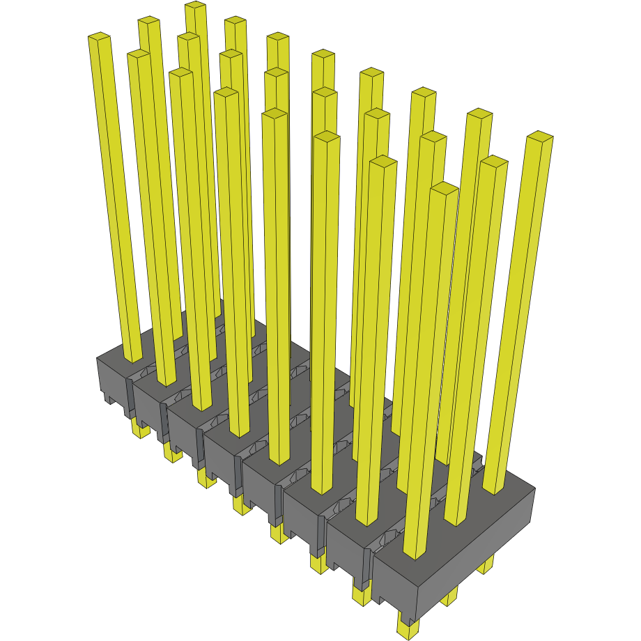 Samtec-MTSW-108-10-T-T-640 Steckverbinderleisten und Leiterplattenbuchsen Conn Unshrouded Header HDR 24 POS 2.54mm Solder ST Thru-Hole Bulk
