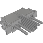 Cable Assembly 0.203m Power 4Power/16Signal POS SKT Crimp 14AWG/24AWG