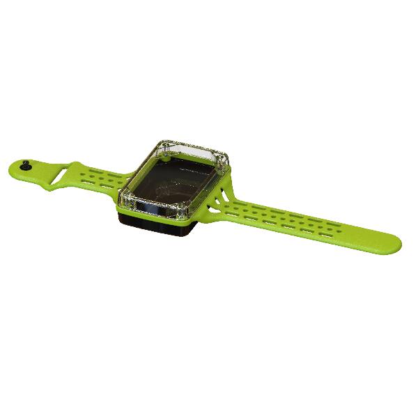 Serpac Electronic Enclosures-BW68D-CLBK-CS-NG Boîtes, boîtiers et supports Black Polycarbonate Wrist Enclosure with Neon Green Band <h4><strong>CALIFORNIA PROPOSITION</strong> ⚠️<strong>65 WARNING</strong>⚠️</h4>