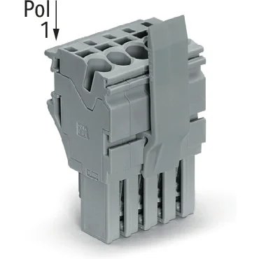 WAGO-2022-113/126-000 Steckverbinder, Klemmenblöcke 1-Conductor Female Plug, Locking lever, 2.5 mm2, 13-pole