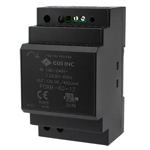 CUI Inc-PDRB-60-15 Suministro de energía de AC a CC AC/DC Power Supply Single-OUT 15V 4A 60W 6-Pin Bag