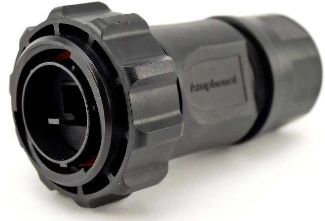 Amphenol-RTS6BS18NRJ03-S3-TW Adattatori Shrink Boot Plug Backshell 180° 18 Shell Size Thermoplastic