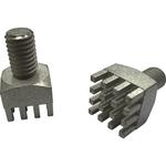 Power Tap Terminal Brass M 9mm Matte Tin Over Nickel