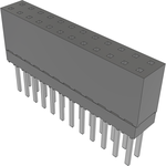 Conn Elevated Socket SKT 24 POS 2.54mm Solder ST Top Entry Thru-Hole Tube