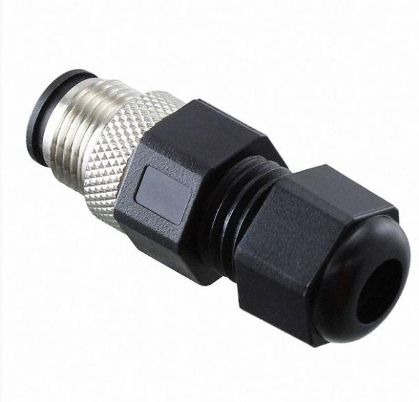 CnC Tech, LLC-511M-3033-W05 Conector circular Conn M12 Circular PIN 5 POS Solder Cup ST Cable Mount 5 Terminal 1 Port