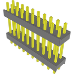 Conn Board Stacker HDR 20 POS 2.54mm Solder ST Top Entry Thru-Hole Bulk