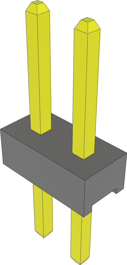 Samtec-MTMM-102-05-F-S-175 Steckverbinderleisten und Leiterplattenbuchsen Conn Unshrouded Header HDR 2 POS 2mm Solder ST Thru-Hole Bulk