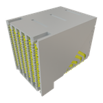 Conn Backplane RCP 144 POS 2mm Press Fit RA Thru-Hole ExaMAX® Tray