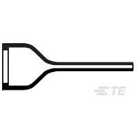 TE Connectivity-202D921-4-00-0 Termoretraibili Heat Shrink Molded Boot ST Polyolefin Flexible Modified Black