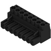 Weidmuller-1943870000 Bloques terminales del conector Conn Plug-in Terminal Block F 8 POS 5.08mm Clamp RA Cable Mount 20A Box