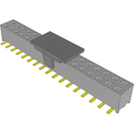 Conn Socket Strip SKT 34 POS 2mm Solder ST Top Entry SMD Tube