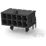 Conn Shrouded Header (4 Sides) HDR 10Power POS 3mm Solder RA Side Entry Thru-Hole Tray