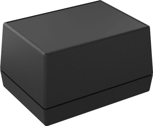 Serpac Electronic Enclosures-133IAC,BK Kästen, Gehäuse und Gestelle Recessed, Smooth Top Desktop Enclosure with Access Compartment, 4.38x3.25x2.50in.