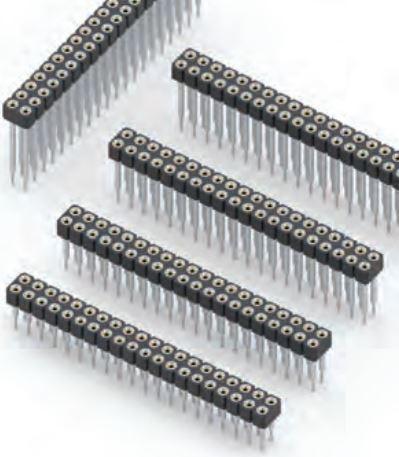 Mill-Max-416-43-216-41-008000 Steckverbinderleisten und Leiterplattenbuchsen Conn Socket Strip SKT 16 POS 2.54mm Solder ST Top Entry Thru-Hole