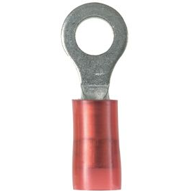 Panduit-PN18-6R-C 连接器端子 Ring Tongue Terminal 18-22AWG Copper Red 20.3mm Tin Bottle
