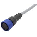 Bulgin Limited-PXP4000/001/03S null Cable Assembly Circular 1m 16-18AWG Circular 3Power Straight