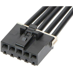 L1NK 396-to-L1NK 396 Off-the-Shelf (OTS) Cable Assembly, 3.96mm Pitch, Single Row, 300.00mm Length, 5 Circuits, Black