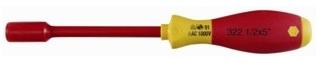 Wiha Tools USA-32268 Nut Drivers Application Tooling, Insulated SoftFinish Inch Nut Driver. 11/32in x 125mm. 9.6in/243mm OAL