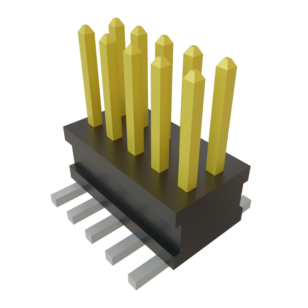 Samtec-FTSH-105-04-F-DV-A Steckverbinderleisten und Leiterplattenbuchsen Conn Unshrouded Header HDR 10 POS 1.27mm Solder ST Top Entry SMD TIGER CLAW™ Tube