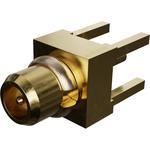 Conn MMCX 0Hz to 6GHz 50Ohm Solder ST Thru-Hole PL Gold Bag