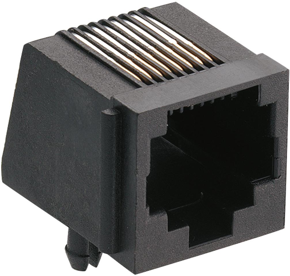 Lumberg-P 133 Connettore telefono e telecomunicazione Conn RJ-45 F 8 POS 2.54mm Solder RA Thru-Hole 8 Terminal 1 Port